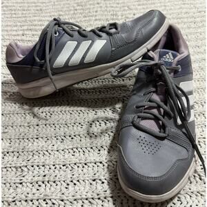 Adidas Sneakers Running Shoes Trainers AF5883 Womens Size 9.5 EU 42 Gray Purple